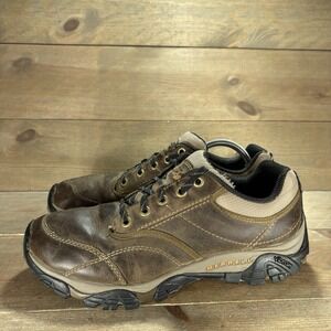 merrell moab rover mens size 11.5 shoes brown leather hiking sneakers